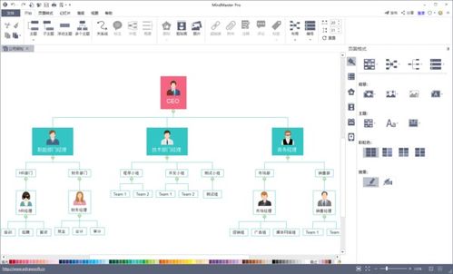 向知道用什么軟件編輯公司組織結構圖最好,最好是附上教程